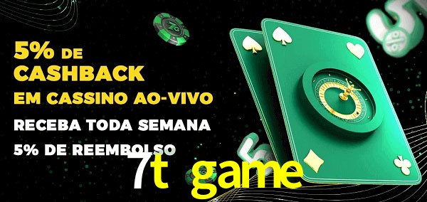 Promoções do cassino ao Vivo 7t game